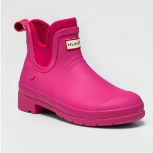 NWT Hunter for Target Short Rain Boots, Pink, Women's Size 11